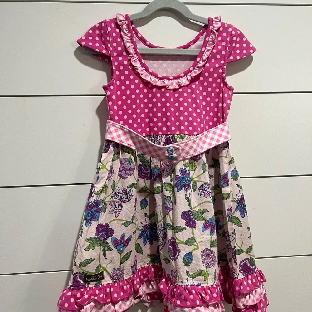 “Matilda Jane” Dot Dot girls dress size 6 Easter Dress ✅ - Picture 4 of 6